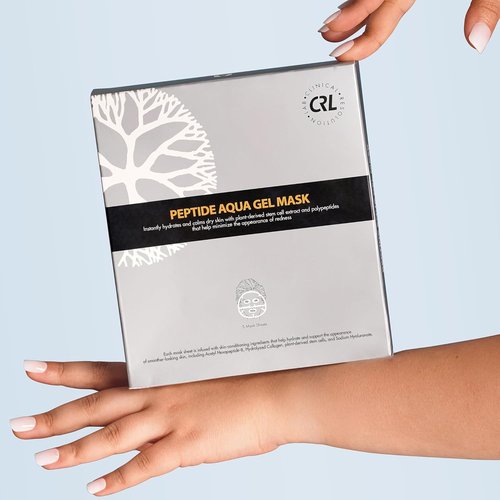 Clinical Resolution CRL Peptide Aqua Gel Mask - Instant Hydration & Soothing Relief | 5 Pack for Healthy Skin