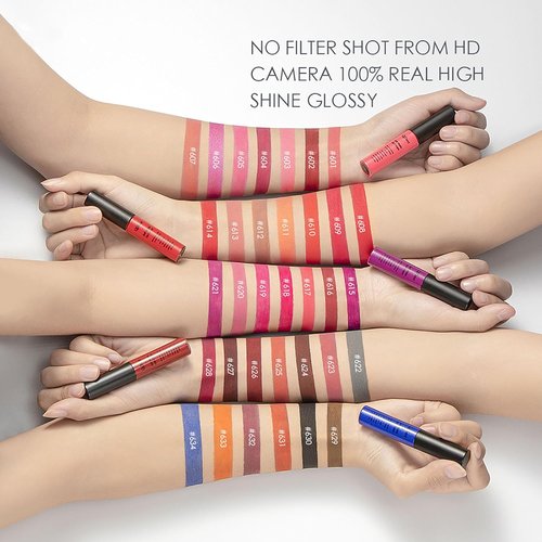 Skiennix Velvet Matte Liquid Lipstick - Long-Lasting Waterproof Formula | Rose Purple 622