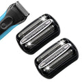 2Pack Electric Shaver Replacement Heads by 32B Series - Compatible with S3 Foil & Cutter Razor Models