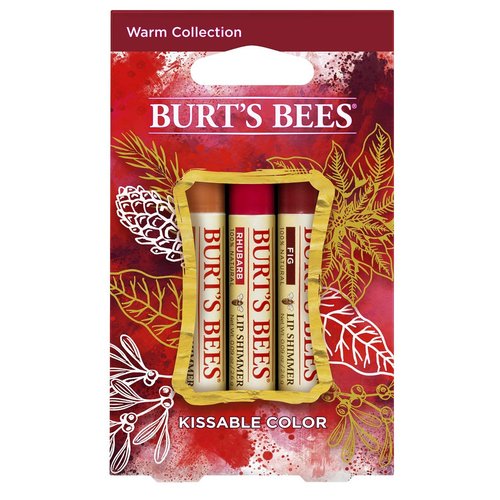 Burt's Bees Kissable Color Holiday Gift Set - Perfect for Warm, Festive Looks