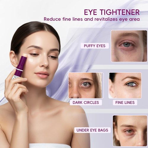 Cementerre Calcium Multi Balm Stick, Korean Calcium Volume Multi Balm, Collagen Moisturing Stick, Anti-aging, Wrinkles, Sagging, Hydrating, Firming Skin, Suitable for Eyes, Face & Neck-Rose red