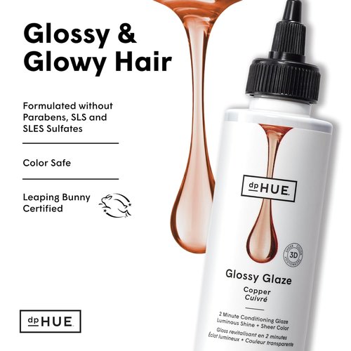 dpHUE Glossy Glaze - Caramel In-Shower Hair Gloss for Luminous Shine | Paraben & Sulfate Free