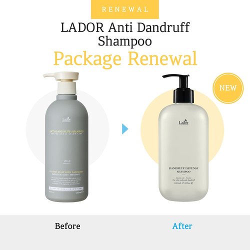 LA'DOR Anti-Dandruff Shampoo - Gently Cleanses Oily Scalp, Alleviates Itching | 16.9 fl. oz.