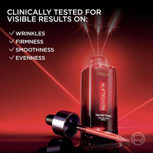 L'Oreal Paris Revitalift Triple Power Face Serum - Anti-Aging Formula Reduces Wrinkles & Firms Skin