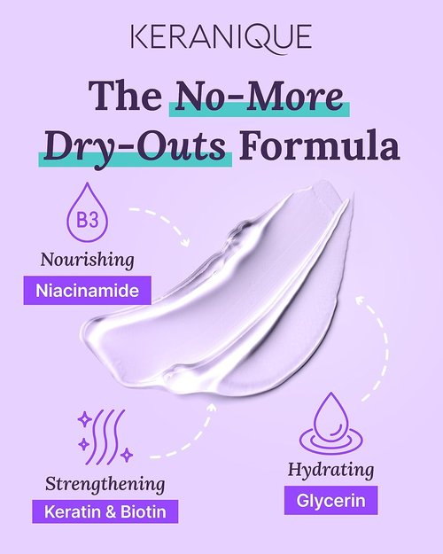 Keranique Deep Hydration Shampoo - Stimulates Scalp for Thinning Hair | Keratin, Biotin & Niacinamide, Sulfate-Free