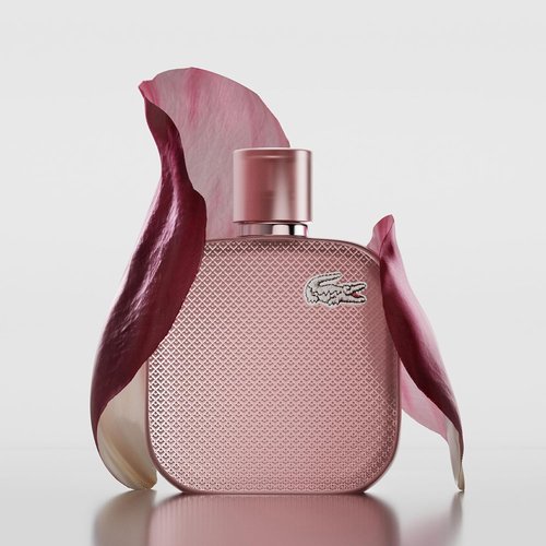 Lacoste L.12.12 Silver Rose Eau de Parfum - 3.3 Fl Oz | Elegant Floral Fragrance for Women