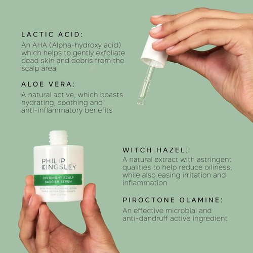 Philip Kingsley | Overnight Hydrating Scalp Serum | Nourishing Treatment for Dry, Itchy Scalps | 2.02oz