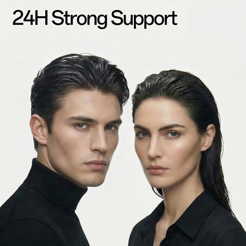 ApexFlow Hair Gel - Extra Strong Hold Pompadour for Men & Women | Moisturizing Sandalwood Scent, Non-Flaking
