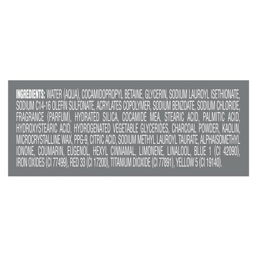 DOVE MEN + CARE Body and Face Scrub Charcoal + Clay Body Wash for Men with 24-Hour Nourishing Micromoisture Technology 30 oz