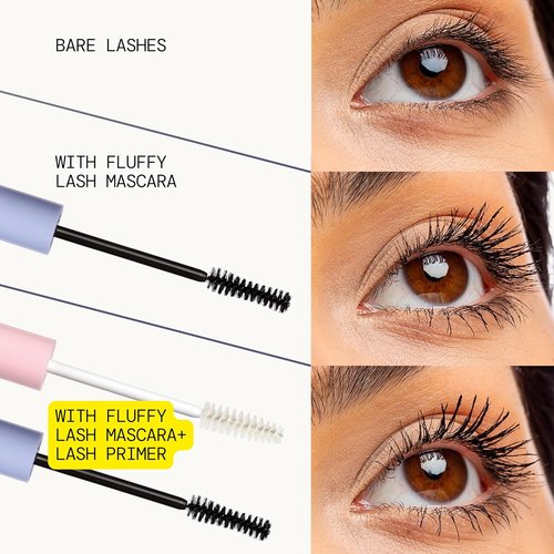 Pacifica Vegan Collagen Eyelash Serum & Clear Mascara Primer - Conditioning Formula with Vitamin B & E for Fuller Lashes