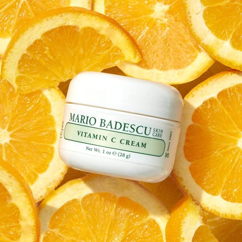 Mario Badescu Vitamin C Cream - Lightweight Face Moisturizer With Niacinamide for All Skin Types | 1 Fl Oz