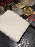 SHINARDO Soft Microfiber Double-Sided Blanket, Bicolourable, Breathable, 80 x 59 inches (White-Waffle Weave)