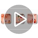 Pink 24 Pcs Disco Ghost Halloween Decorations Mirror Ornaments for Party & Holiday