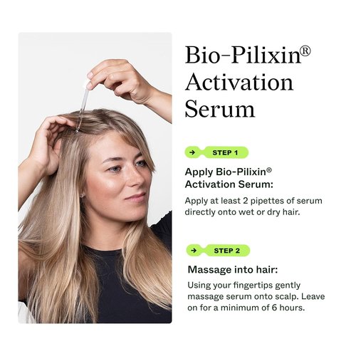 Scandinavian Biolabs Bio-Pilixin® Serum for Women - Activates Hair Growth & Reduces Breakage | 100 mL/3.4 Oz