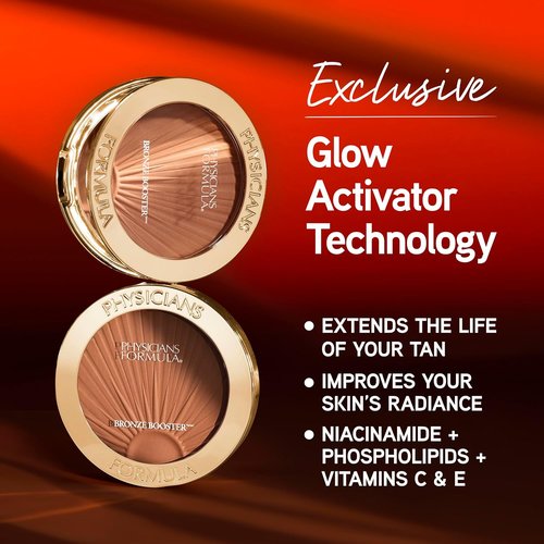 Bronze Booster™ Pressed Bronzer - Glow Activated Formula for a Radiant Tan