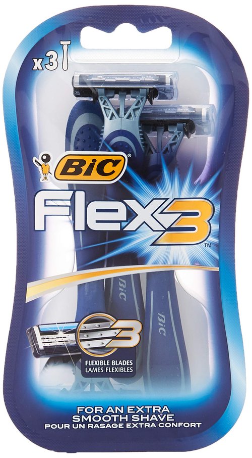 BIC Flex 3 Comfort Disposable Razors - Pack of 3