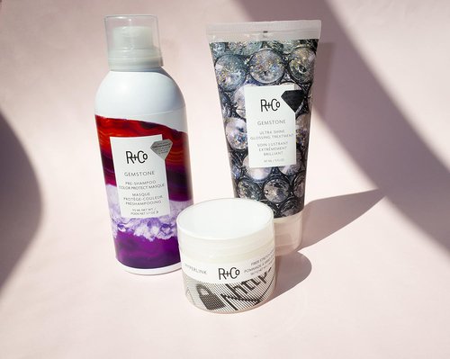 R+Co Gemstone Ultra Shine Glossing Treatment - Luxurious Gloss for All Hair Types | 147 ml / 5 oz