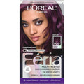 L’Oreal Paris Feria Midnight Bold Hair Dye - One-Step Permanent Color Kit for Dark Hair | Orchid Glow