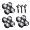 3PCS Shaver Replacement Blades Compatible with Freedom Bald Men Head Shaver Kit,5 Blade for Bald Men Head and Face Electric Razor Replacement