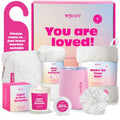 Valentines Day Gifts Box for Women - Perfect Birthday Spa Gift Baskets for Women - Best Friend Birthday Box Care Package - Get Well Soon Self Care Set - Advent Calendar Alternative