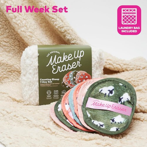 MakeUp Eraser - 7-Day Makeup Removal Set | Effortlessly Erase Waterproof Makeup With Just Water