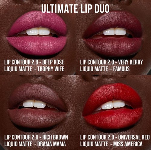 HUDA BEAUTY Lip Contour 2.0 Automatic Matte Lip Pencil Very Berry