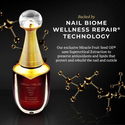 Miracle Fruit Oil Nail Strengthener - Intense Moisture & Protection for Thin Nails | 10ml Cuticle Oil