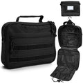 SUNRISING Tactical Toiletry Bag for Men and Women, Men's Travel Toiletry Bag，Hanging Toiletry Bag Organizer Dopp Kit, Shaving Bag，Toiletries Shower Hygiene Bathroom Bag for Short Trips Camping - Black