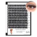 →VAYATOR Lashes Mixed Kit/False Lashes Lash Bond & Seal Kit Multiple styles To Choose 8-20mm Mix D Curl/DD Curl Makeup Cluster Grafting Eyelashes Individual Extension (C#12-14-16mm Mixed)