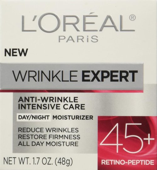 L'Oreal Paris Wrinkle Expert 45+ Anti-Aging Face Moisturizer - Non-Greasy, Retino-Peptide Formula, 1.7 fl. oz.
