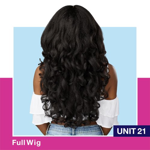Sensationnel Dashly Wig - Unit 21 Non Lace Cap Ready to Wear Ear to Ear Lacepart Synthetic (BALAYAGELIGHTASHBLONDE)