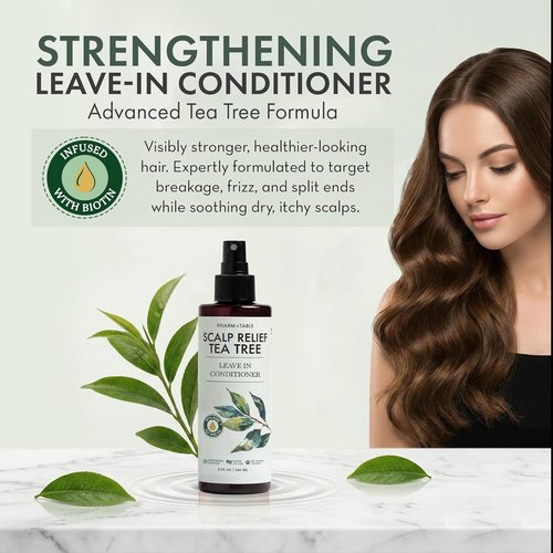 Skiennix Leave-In Conditioner Spray - Tea Tree Scalp Treatment for Dandruff Relief | Hydrating Formula for Dry, Itchy Scalp