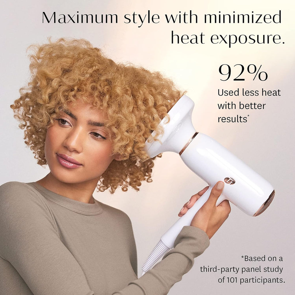 T3 Featherweight StyleMax Hair Dryer - Fast Drying Ionic Technology with 4 Attachments | Lightweight & Custom Heat Settings