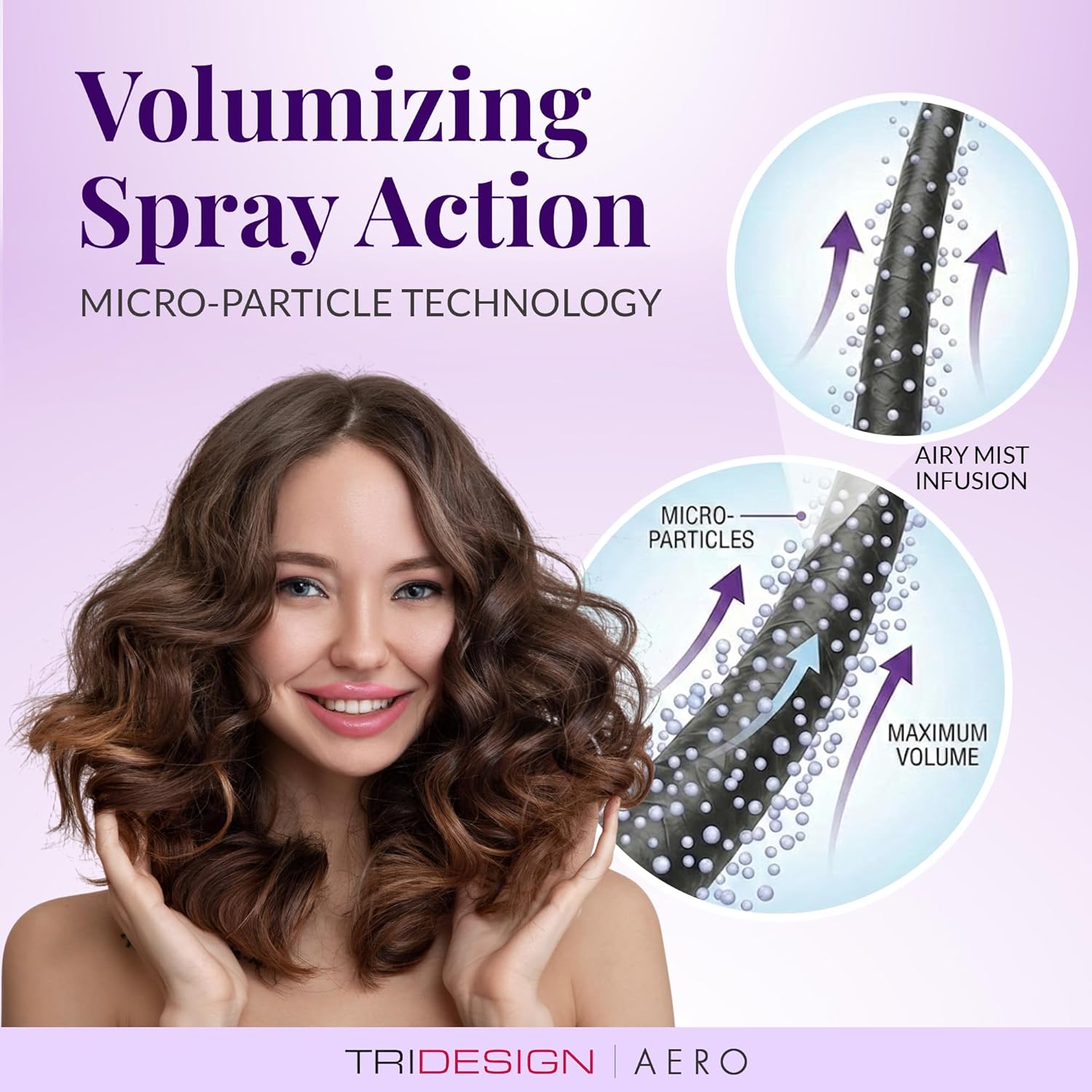TRIDESIGN Aero Body Infusion Volumizer - Maximum Volume & Enhanced Texture, Weightless Formula - 9.9 oz