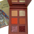 PRADOS BEAUTY Sun Fire Eyeshadow Palette - 6 Pan Travel-Friendly Palette with Mattes, Shimmers & Glitter