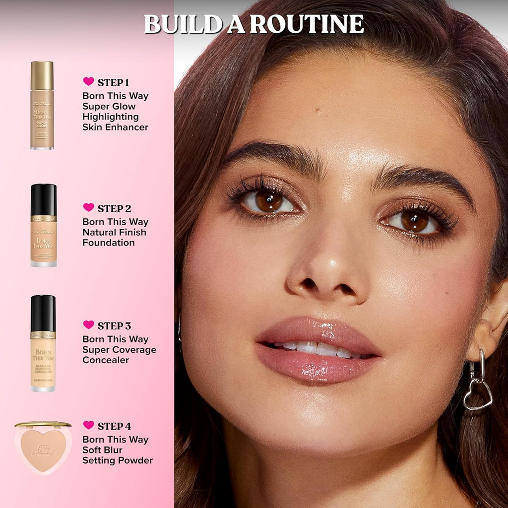 Too Faced Born This Way Super Glow Highlighting Skin Enhancer - Hydrating Gel for Radiant, Illuminated Skin