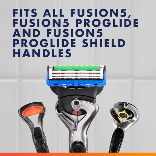 Gillette Fusion5 Men's Razor Blade Refills, 10 Count + Fusion5 ProGlide Razor Blade Refills - 2 Count