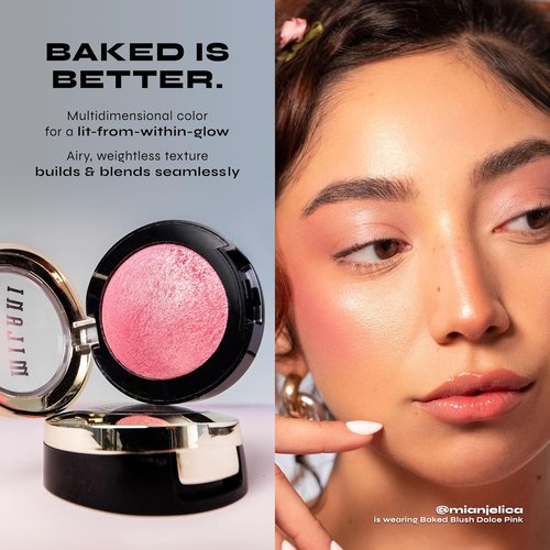 Milani Rose Blush - Powder Blush for Cheeks | Cruelty-Free Makeup for Natural Matte Finish - Coral Cove