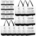 Cunno 24 Pcs Team Appreciation Tote Bag Women Employee Gift Team Together Canvas Makeup Bags for Worker Staff Coworker Nurse Teacher