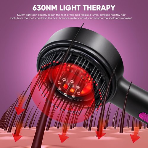 Skiennix 3-in-1 Scalp Massager | Hair Growth Oil Applicator & IPX7 Waterproof Electric Brush