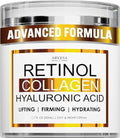 Regine Switzerland Retinol Cream - Anti-Aging Moisturizer with Collagen & Hyaluronic Acid | Day & Night Use