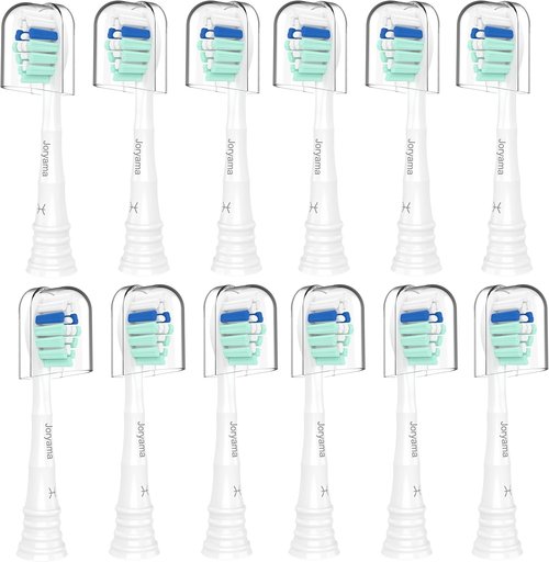 Philips Sonicare Replacement Toothbrush Heads - Compatible C2 C1 4100 | 12 Pack for Superior Cleaning