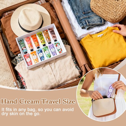 96 Pack Mini Hand Lotion Bulk, Hand Lotion Travel Size, Hand Cream Bulk Gifts for Women, Party Favors, Thank You Gifts, Teacher Appreciation, Bridesmaid Gift, Nurses Gifts,Christmas Stocking Stuffers