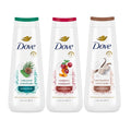 Dove Body Wash 3 Count Mixed Pack for Renewed, Healthy-Looking Skin Gentle Skin Cleanser with 24hr Renewing MicroMoisture