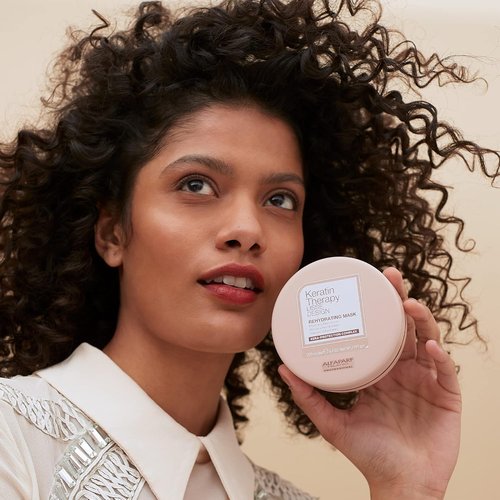 Alfaparf Milano Lisse Design Keratin Therapy Hair Mask - Deep Conditioning for Frizz Control & Moisture Retention - 6.7 oz