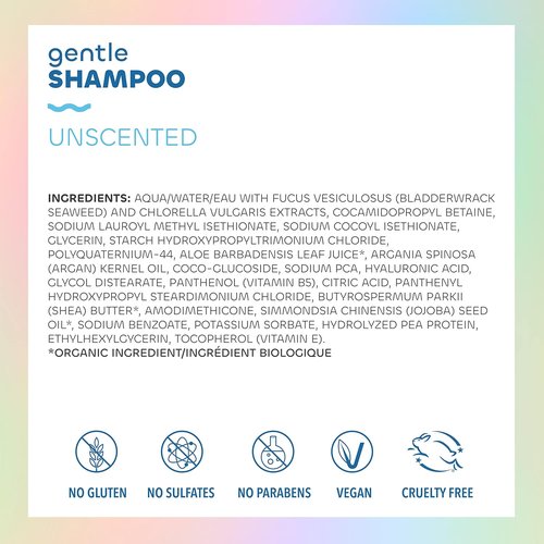 Seaweed Bath Co. Gentle Shampoo & Conditioner Set - Nourishing Hair Care for Sensitive Scalps - 12 oz (Pack of 2)