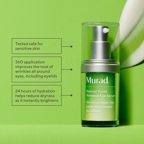 Murad Bright Eyed & Sculpted Body Combo - Retinol Eye Serum & Body Treatment for Brightening & Cellulite Reduction | Set of 2