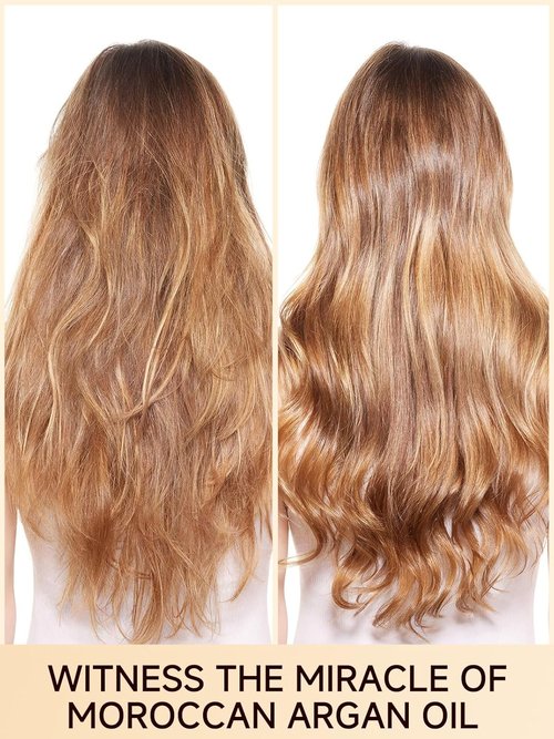 Outccogo Moroccan Argan Oil - Nourishing Hair Oil for Frizz Control & Heat Protection | 3.4 Fl Oz