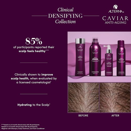 CAVIAR Anti-Aging Clinical Densifying Shampoo - Thickens Fine, Thinning Hair | Sulfate-Free Formula