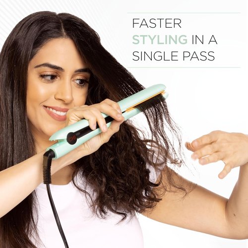 CHI Original Flat Iron Hair Straightener - Ceramic Plates for Smooth Styling | Quick Heat Up, 1.25" Mint Mojito